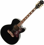 Epiphone J-200 EC Black Jumbo z elektroniką