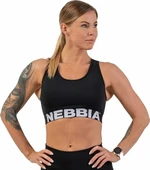 Nebbia Medium Impact Cross Back Sports Bra Black S Fitness bielizeň