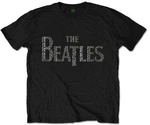 The Beatles Tričko Drop T Songs Unisex Black M