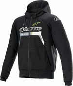 Alpinestars Chrome Ignition Hoodie Black/Yellow Fluorescent XL Chaqueta textil