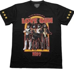 Kiss T-Shirt Love Gun Stars Unisex Black S