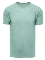 Men's Light Green Patterned T-Shirt Dstreet