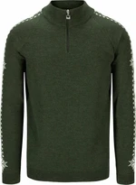 Dale of Norway Geilo Mens Sweater Dark Green/Off White L Svetr