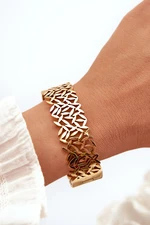 Women's Gold Stainless Steel Bracelet