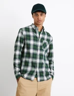 Celio Flannel Plaid Shirt Camulto - Men