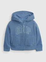 Modrá dievčenská mikina fleece GAP