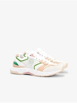 Pink and White Women's Leather Sneakers Tommy Hilfiger - Women