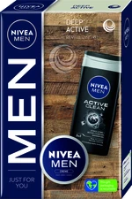 Nivea Dárková sada tělové péče Deep Active