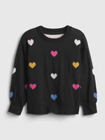 GAP Girls' sweater with hearts - Girls