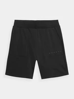 Men's 4F Tracksuit Shorts - Black