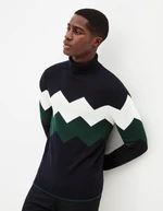 Celio Patterned Sweater Peaky with Turtleneck - Men