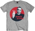 Ringo Starr T-shirt Peace Red Circle Unisex Grey M