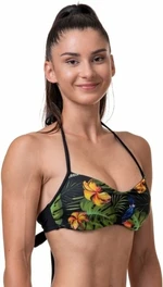 Nebbia Earth Powered Bikini Top Jungle Green S Strój kąpielowy damski