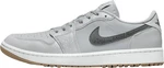 Nike Air Jordan 1 Low G Wolf Grey/White/Gum Medium Brown/Iron Grey 43 Chaussures de golf pour hommes