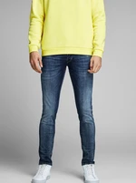 Modré pánské skinny fit džíny Jack & Jones Glenn - Pánské