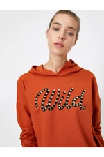 Koton Sweatshirt - Orange - Relaxed fit