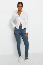 Trendyol Blue High Waist Skinny Jeans