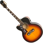 Epiphone EJ-200SCE LH Vintage Sunburst Guitarra electroacustica