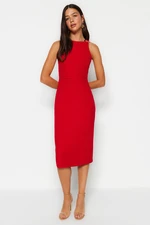 Trendyol Red Accessory Detailed Woven Woven Dress