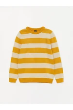 LC Waikiki Crew Neck Striped Long Sleeve Boy's Knitwear Sweater