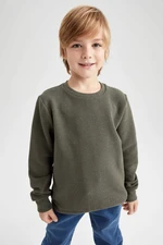 DEFACTO Boy Regular Fit Crew Neck Reversible Sweatshirt