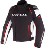 Dainese Racing 3 D-Dry Black/White/Fluo Red 48 Textilní bunda