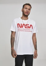 White t-shirt with NASA Wormlogo