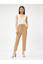 Koton Casual Trousers with Pockets with Tie Waist