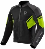 Rev'it! Jacket GT-R Air 3 Black/Neon Yellow S Textilní bunda