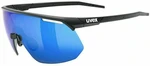 UVEX Pace One Black Mat/Mirror Blue Lunettes vélo