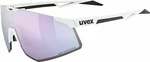 UVEX Pace Perform CV White Mat/Mirror Pink Fahrradbrille