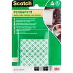 3M  111-EURO adhesive pads Scotch® biela (d x š) 25.4 mm x 25.4 mm 16 ks