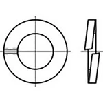 TOOLCRAFT  TO-6854211 pérové podložky Vnútorný Ø: 4 mm  DIN 127   Ušlechtilá ocel V4A  A4 100 ks