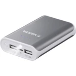 Varta Power Bank 6000mAh powerbanka 6000 mAh  Li-Ion akumulátor microUSB sivá, biela #####Statusanzeige