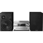 Panasonic SC-PMX94 stereo systém AUX, Bluetooth, DAB+, CD, UKW, HD audio 2 x 60 W strieborná