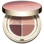 Clarins Ombre 4 Colour Eye Palette paletka očních stínů pro dlouhotrvající efekt odstín 01 - Fairy Tale Nude Gradation 4,2 g