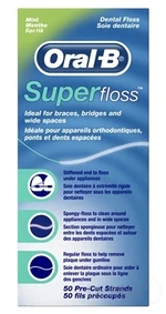 Oral-B Super floss Mint ZUBNÁ NIŤ