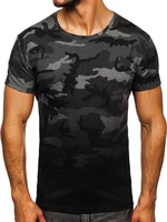 Tricou cu imprimeu grafit army Bolf S808