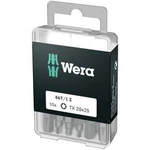 Bit Torx Wera 867/1 Z DIY SiS 05072406001, 25 mm, nástrojová ocel, legováno, vysoce pevné, 10 ks