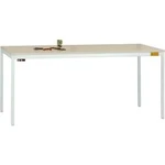 Manuflex LD1906.7035 ESD pracovní stůl UNIDESK s plastové desky, světle šedá RAL 7035, Šxhxv = 1200 x 800 x 723-733 mm