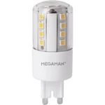 LED žárovka Megaman MM49212 230 V, G9, 4.5 W = 47 W, teplá bílá, A++ (A++ - E), kolíková patice, 1 ks