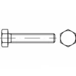 Šestihranné šrouby TOOLCRAFT TO-5405322, N/A, M6, 45 mm, 200 ks