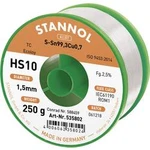 Cínová pájka PBF, Sn99Cu1, Ø 1 ,5 mm, 250 g, Stannol HS10 2510