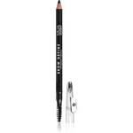 MUA Makeup Academy Brow Define dlouhotrvající tužka na obočí s kartáčkem odstín Black 1,2 g