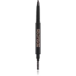 Makeup Revolution Duo Brow Definer precizní tužka na obočí odstín Dark Brown 0.15 g