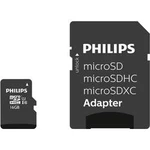 Paměťová karta microSDHC, 32 GB, Philips Class 10, vč. SD adaptéru