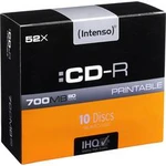 CD-R 80 700 MB Intenso 1801622 10 ks Slimcase s potiskem