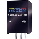 DC/DC měnič Recom R-78HB12-0.5, výstup 12 V/DC / 0,5 A, vstup 17 - 72 V/DC, SIP 3