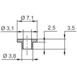 Izolační objímka TRU COMPONENTS TC-V5357-203, 1586584