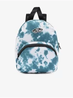 White and Blue Womens Batik Small Backpack VANS - Women